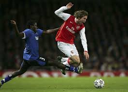 A single goal from felix magath eight minutes into the game was enough for hamburg to claim their first european cup title. Alexander Hleb Of Arsenal Competes For The Ball With Thimothee Atouba Arsenal Uefa Champions League Football Photos