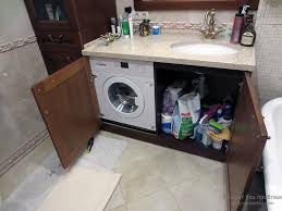 You want to make sure it will meet your needs, especially when considering the size and style. Washing Machine In Small Bathroom Placement Ideas