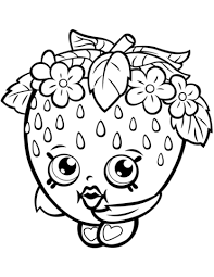 Shopkins coloring pages cookie at getdrawings free download. Printable Coloring Pages For Kids Shopkins Drawing With Crayons