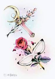 Creditos A Su Autor Sailor Moon Tattoo Sailor Moon Crystal Sailor Moon Art