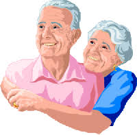 Image result for grandma and grandpa summer garden  animated