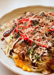Okonomiyaki Japanese Savoury Pancake Recipetin Japan Recipe Savory Pancakes Savoury Food Asian Cooking