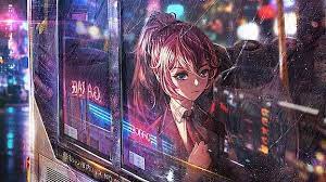 Bus And Light On Tokyo By Armand Michel Anime Wallpaper 1920x1080 Anime Wallpaper Hd Anime Wallpapers