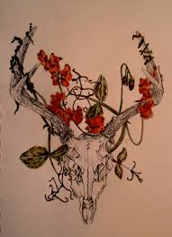 Pin By Angie Yingst On Art Inspiration Cow Skull Tattoos Deer Skull Tattoos Bull Tattoos