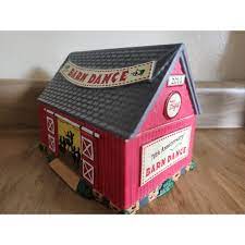 Figis 70th Anniversary 2014 Barn Dance Trinket Box Ceramic 