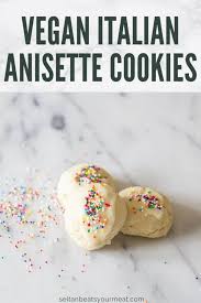 Best italian christmas cookies anise from italian anise cookies holiday cookie linky party and a. Vegan Anise Cookies Or Italian Anisette Cookies Seitan Beats Your Meat