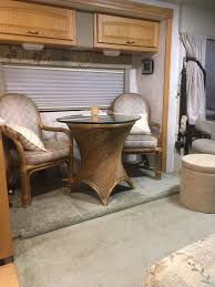 Rv Owners Who Replaced Their Dining Booth Rv Inspiration Camping Tentcampingstorage Dining Booth Dinette Camping Camper