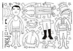Weitere ideen zu basteln, kinder, kreativ. 7 Kleider Ideen Papierpuppen Puppen Kinder