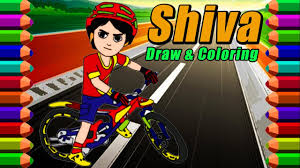 Shiva The Rescue Cartoon Drawing Youtube