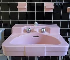 pink sink praying in color
