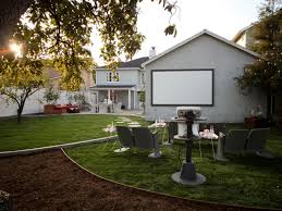 Build a backyard movie theater with these diy tutorials! How To Host Movie Night On A Big Screen Diy Network Blog Made Remade Diy