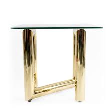 This beautiful karl springer style faux marble coffee table is a stunner and would look great in any living space. Karl Springer Karl Springer Z End Tables Brass