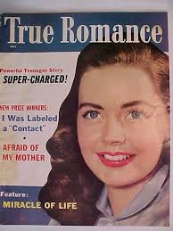 November 1954 True Romance Magazine With Cover Art by Randolph De-long, Has  92 Pages of Ads and Articles, Christmas or Birthday Gift Idea