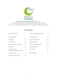 Easy access to kesas highway, skve, shapadu highway, etc. Incentives For Approved Service Projects Port Klang Free Zone