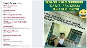Kartu prakerja adalah program pemerintah berupa pengembangan kompetensi kerja dan kewirausahaan untuk para pencari kerja, buruh program kartu prakerja disusun dan dirumuskan oleh komite cipta kerja yang dibentuk lewat peraturan presiden nomor 36 tahun 2020 tentang. Kumpulan Meme Kartudustajokowi Yang Jadi Top Trending Di Twitter Bos Real Madrid Juga Muncul Halaman All Tribun Kaltim