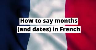 How To Say And Write The Date In French Lingoda