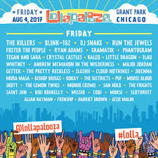 We did not find results for: Huge Line Up Announced For Lollapalooza 2017