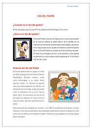¿por qué se festeja hoy? Calameo Dia Del Padre