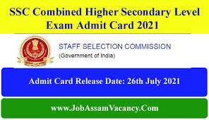 Stay tuned for all the latest updates. Ssc Chsl Admit Card 2021 Combined Higher Secondary Level Exam