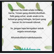 Nikmat Itu Tak Melulu Soal Harta Kutipan Terbaik Bahagia Bijak