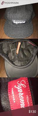 Washed nylon camp cap 9/7/17. Authentic Supreme Fitted Cable Knit Camp Cap Brand New With Tag In Color Black Supreme Accessories Hats Knitting Camping Cable Knit Supreme Accessories