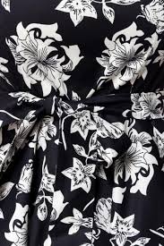 Black and white floral pattern. Floral Dress In Black White 54 99