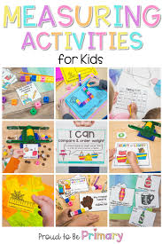 When you pair your child's favorite story with some preschool book activities , you can bring the stories to. 22 Measurement Activities For Kids At Home Or In The Classroom Proud To Be Primary