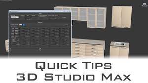 Kitchen cabinet creator is a script for 3ds max, which is intended to automate making of kitchen cabinets in 3ds max. Autodesk 3ds Max Quickly Detail Interiors With Cabinet Maker Script Youtube