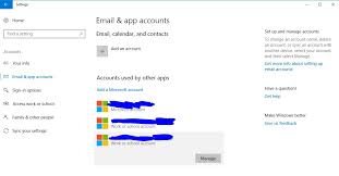 The user account that you are currently signed in does not appear under list of accounts. Can T Remove Accounts Used By Other Apps Microsoft Community