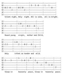 2 To The 1 To The 1 To The 3 Song Tab For Silent Night Easy Guitar Songs Guitar For Beginners Guitar Tabs Songs