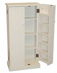 White Wooden Kitchen Pantry Cabinet Storage Organizer Food Cupboard Shelves Door Pantry Storage Cabinet Pantry Cabinet Free Standing Pine Furniture