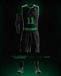 Boston celtics 2014 st patricks day uniform chris creamer s. Boston Celtics Nba Statement Uniform Concept C Basketball Uniforms Hall Of Fame Uniform