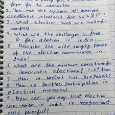 Describe The Wide Ranging Power Of The Election Commission In India Brainly In
