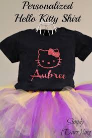 Hello Kitty Birthday Dress For 3 Year Old Personalized Hello Kitty Shirt Diy Hello Kitty Hello Kitty Party Hello Kitty Clothes