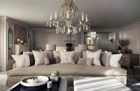 A classic living room is spacious and has abundant light. Celebrity Interior Designers Kelly Hoppen Archi Living Com