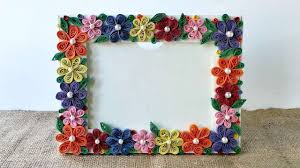 Tell your kids to glue the painted craft sticks when your kids paste a favorite picture in the middle, this colorful photo frame is ready! How To Create A Colorful Floral Photo Frame Diy Crafts Tutorial Guidecentral Youtube