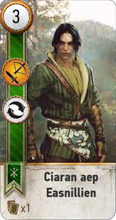Read on for information on the card's stats, effects, and our rating of the card's usefulness. Ciaran Aep Easnillien Gwent Card Witcher Wiki Fandom