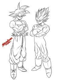 Search through 623,989 free printable colorings at getcolorings. Goku Vs Vegeta Coloring Pages Novocom Top