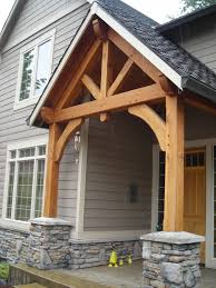 Timber Frame Entry Front Porch Design Porch Design House With Porch