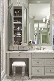 Shop wayfair for the best double vanity with makeup area. 84 Vanity With Makeup Seat Ideas Bathrooms Remodel Bathroom Design Bathroom Decor