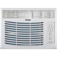Btu stands for british thermal unit, and it refers to how well an air conditioner can heat or cools a room. Haier 5 000 Btu Window Air Conditioner 115v Hwf05xcr L Walmart Com Walmart Com