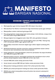 Manifesto barisan nasional pru 14. Malaysiakini Sorotan Manifesto Bn