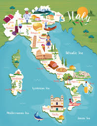 Discover sights, restaurants, entertainment and hotels. Food And Travel Magazine Italy Map On Behance