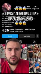 CBUM tiene nuevo entrenador