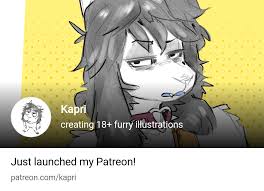Kapri | creating 18+ furry illustrations | Patreon