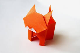 Cara membuat kotak kertas lipat. Kotak Kertas Origami Dalam Bentuk Kucing Bengkel Diy