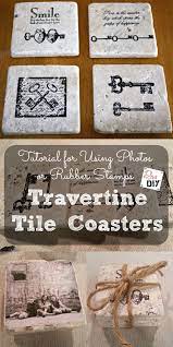 Coaster Are Something Everyone Uses So These Diy Coasters Make A Great Gift Use Stamps Or Photos To Make C How To Make Coasters Diy Coasters Diy Coasters Tile