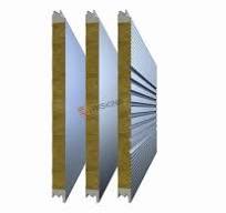 Global 500 Buidling Exterior Wall Rock Wool Sandwich Panel ...
