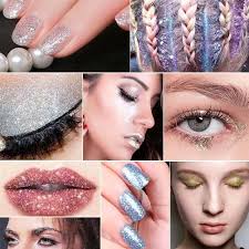 Amazon.com : Kuqqi 45 Colors Eyeshadow Nail Art Body Glitter Shimmer Dust  Powder Set : Beauty & Personal Care