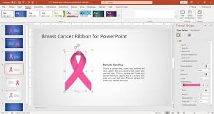 When you want to talk about a certain cause, send this emoji with one of the colored hearts emoji, like the. Free Free Breast Cancer Ribbon Powerpoint Template Free Powerpoint Templates Slidehunter Com